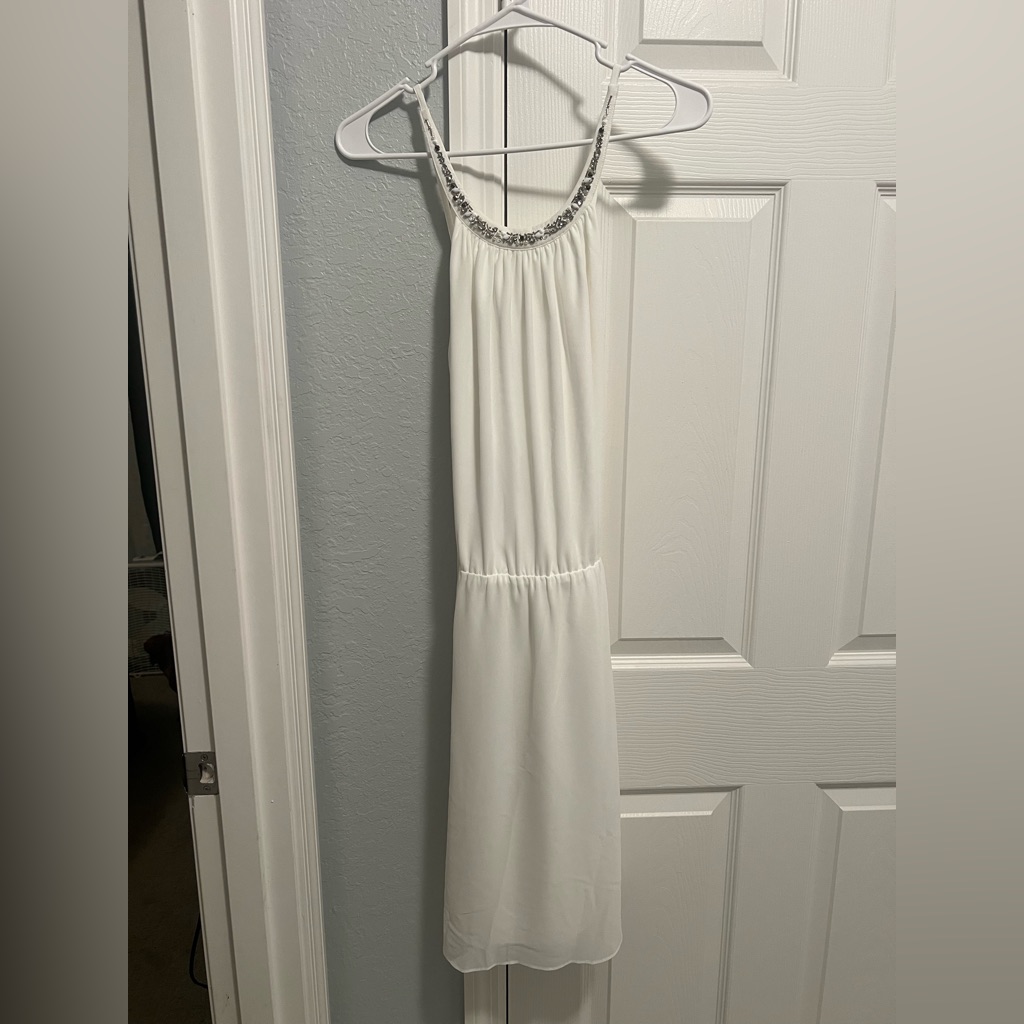 Nwt Elegant White Dress